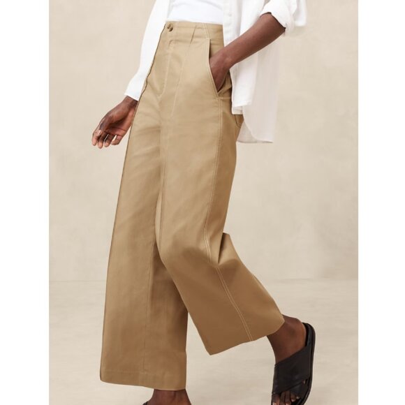NWT - BP ultra high rise straight Twill Pant - Picture 1 of 12